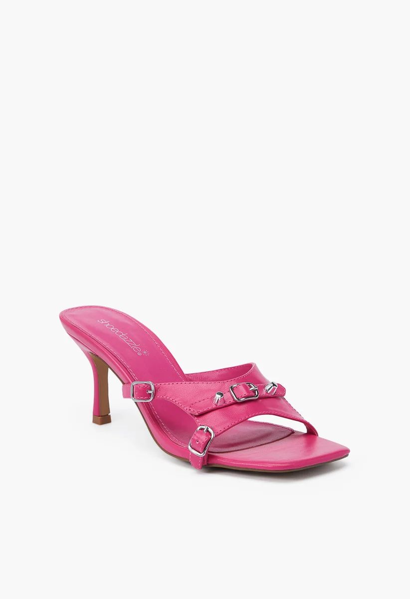 Arya Mule Heeled Sandal | ShoeDazzle