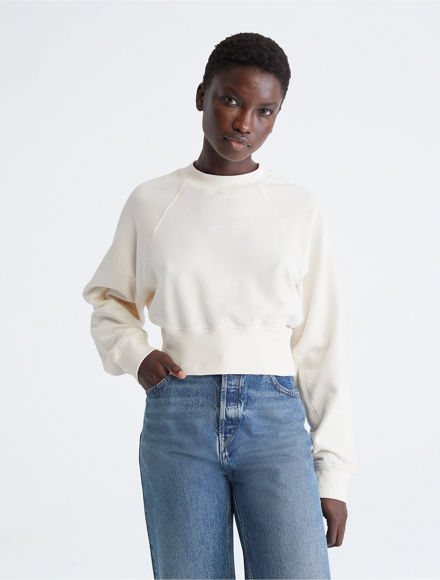 Color Cinched Crewneck Sweatshirt | Calvin Klein | Calvin Klein (US)