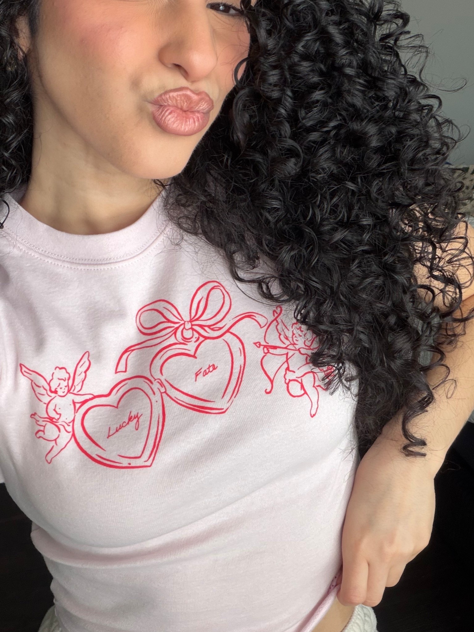 Obsessed with this valentines theme baby tee I got at Walmart for $5! 

#LTKValentine #LTKootd