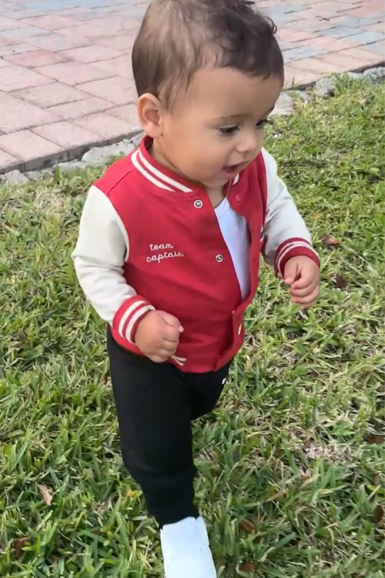 Baby in a letterman jacket is the 🥹 content that’s needed today 

#LTKStyleTip #LTKBaby