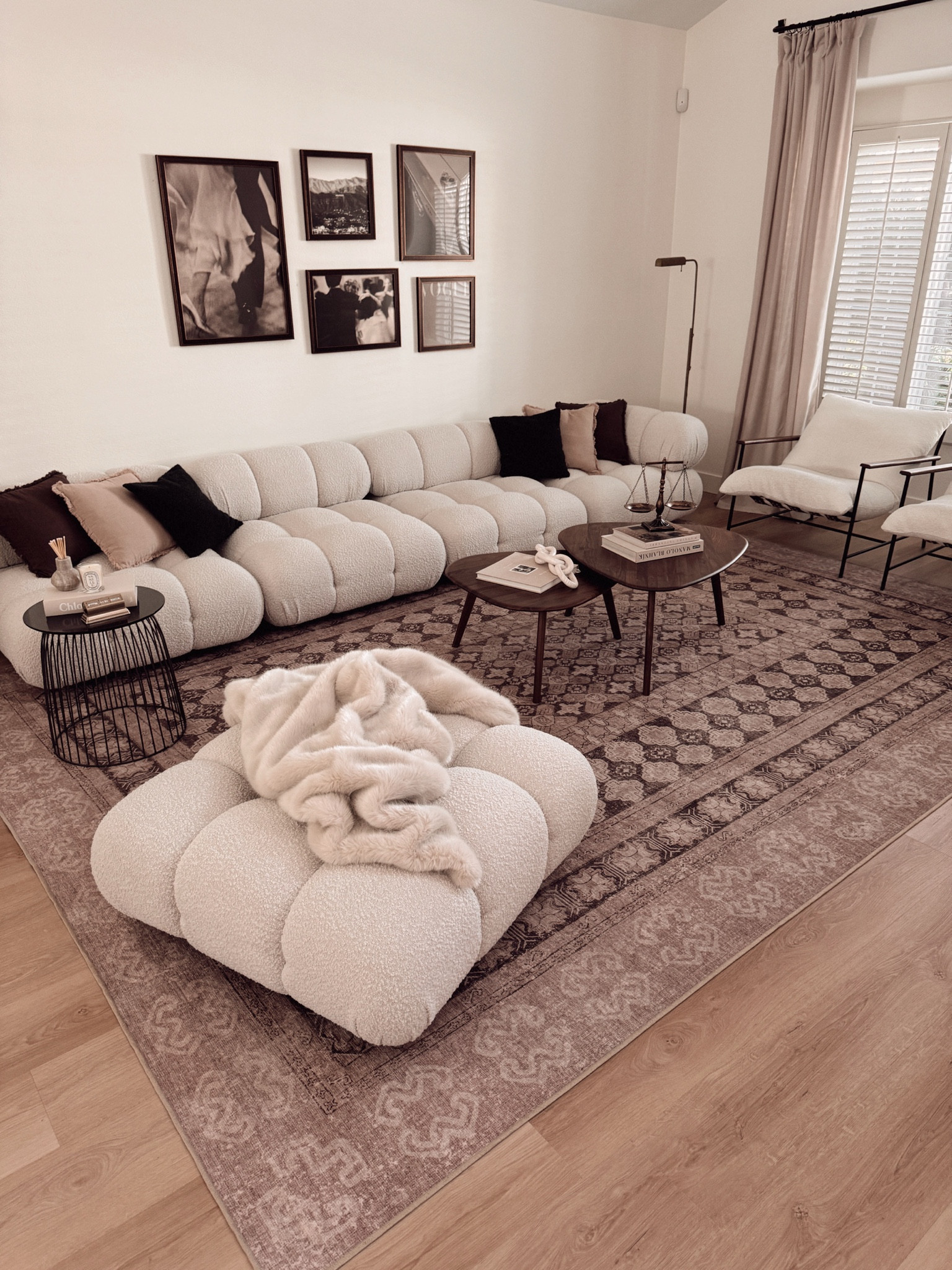 Moody Living room • ruggable • coffee table • home inspo • area rug 

#LTKHome