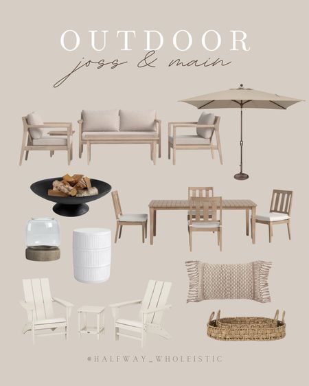 Here are the links to all our outdoor patio essentials from Joss & Main, including my favorite outdoor furniture set, new outdoor dining table, and other gorgeous outdoor accessories! #jossandmainpartner

#LTKsalealert #LTKhome #LTKSeasonal
