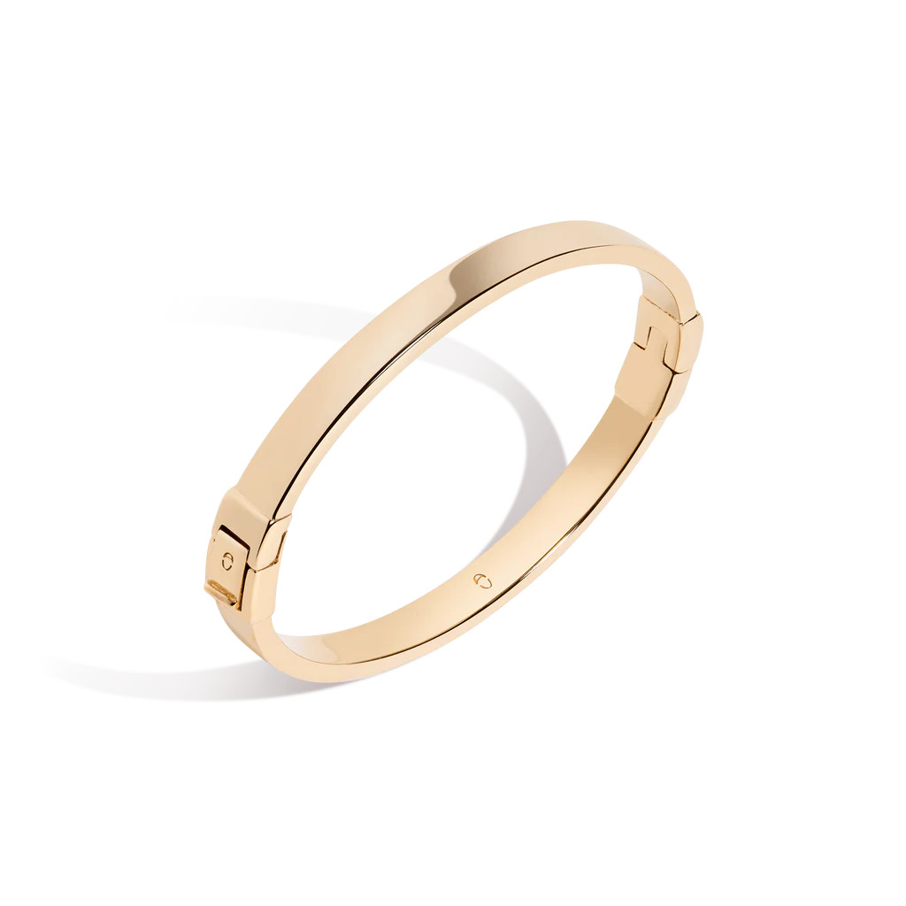 Classic Gold Hinged Bracelet | AUrate New York