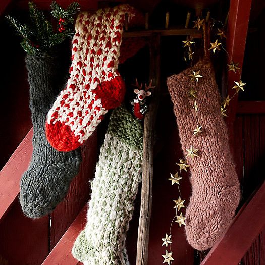 Herringbone Knit Stocking | Terrain