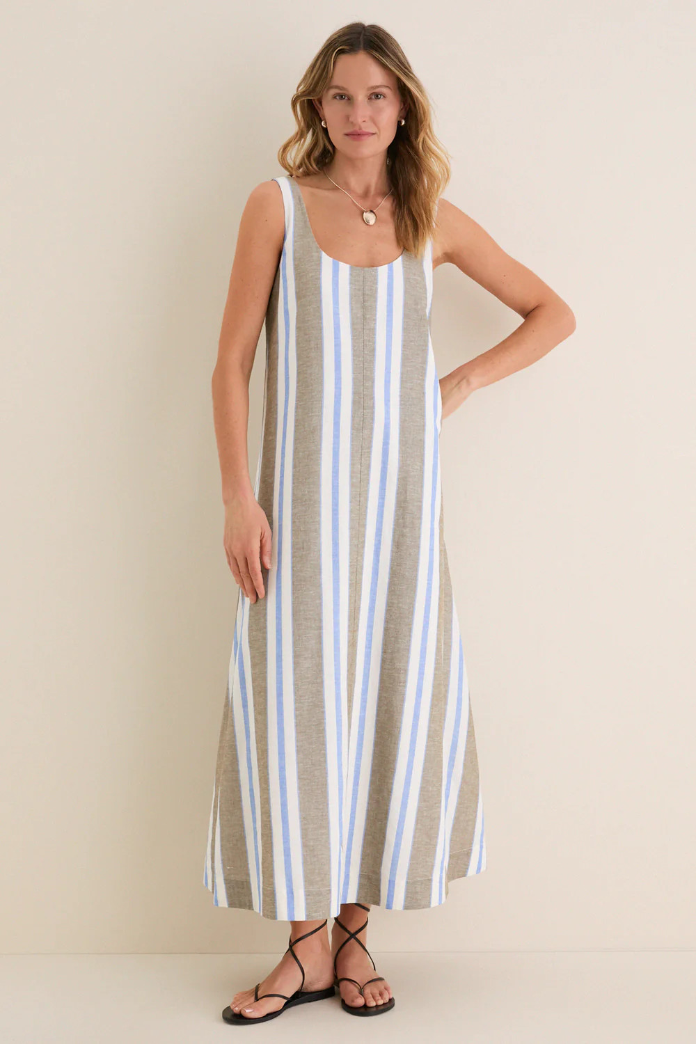 Riviera Stripe Hawes Dress | Tuckernuck (US)