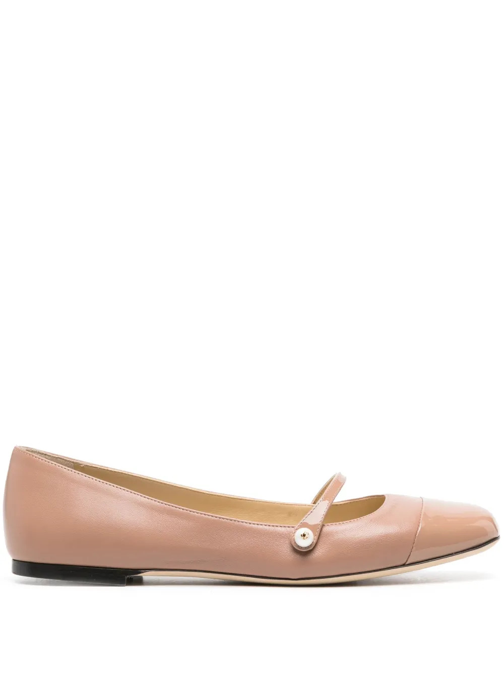 Jimmy Choo pearl-detail Ballerina Shoes - Farfetch | Farfetch Global