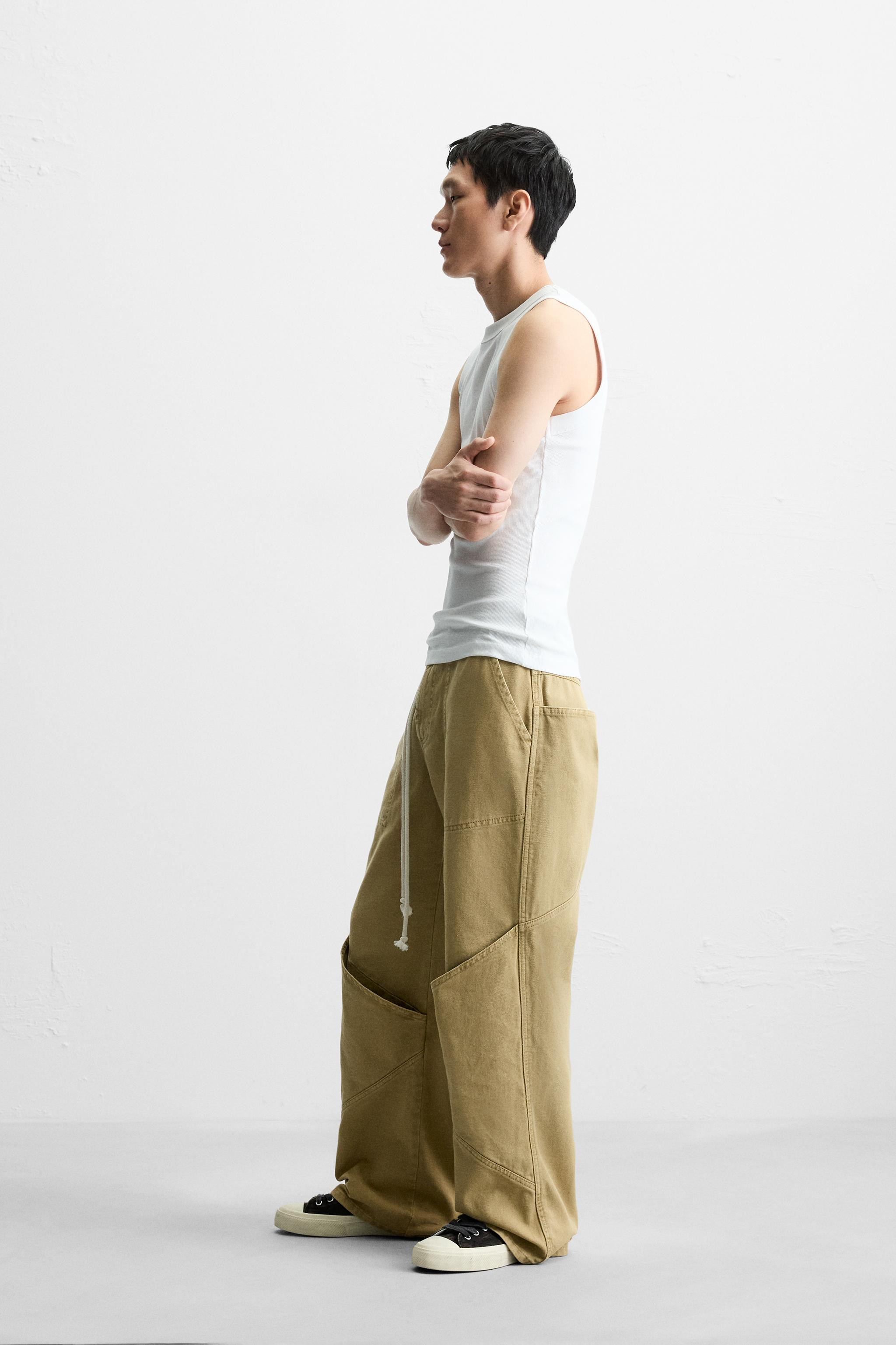 RELAXED FIT OVERSIZED POCKETS JEANS | Zara US