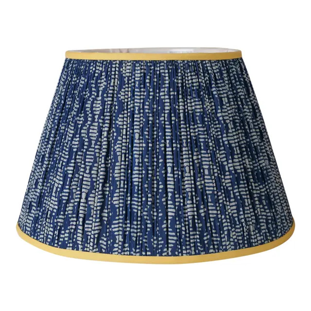 Custom Maison Maison Gathered Lampshade | Chairish