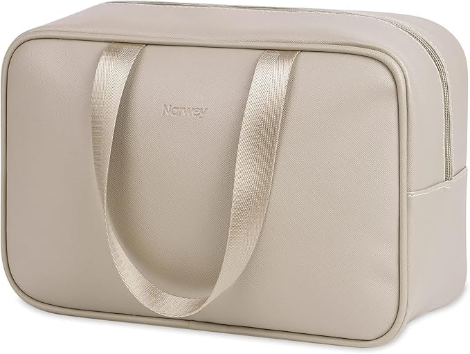 Full Size Toiletry Bag Large Cosmetic Bag Travel Makeup Bag Organizer for Women and Girl (Large, ... | Amazon (US)