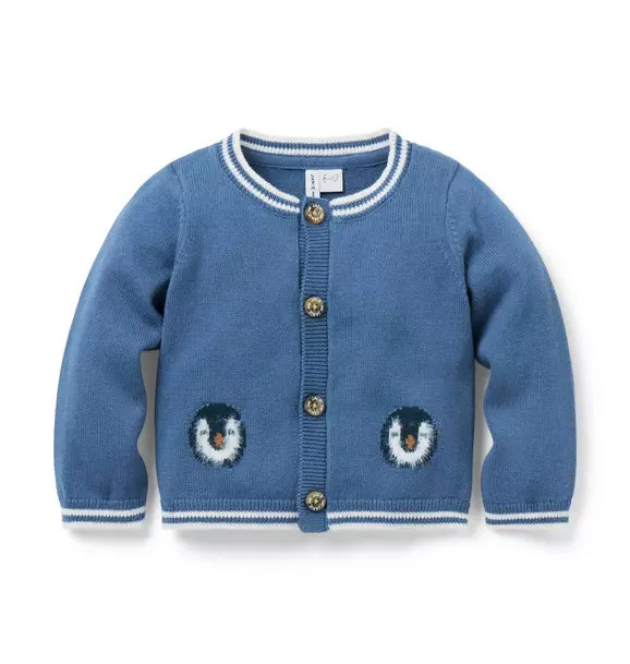The Penguin Baby Cardigan | Janie and Jack