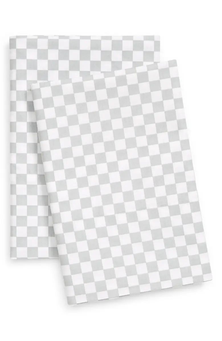 Set of 2 Checkerboard Cotton Percale PillowcasesNORDSTROM | Nordstrom
