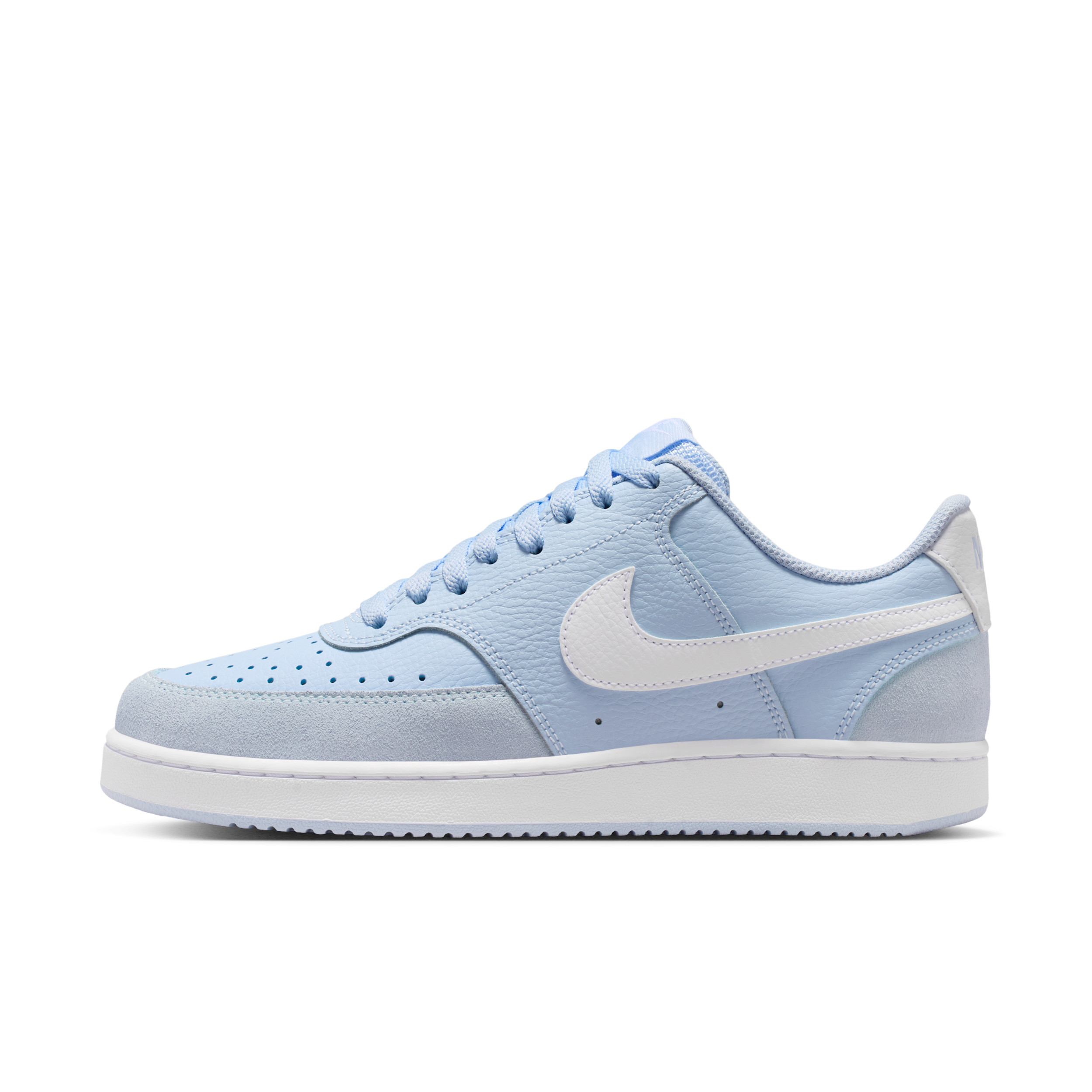 Nike Women's Court Vision Low Suede Shoes in Blue | IQ9757-400 | Nike (US)