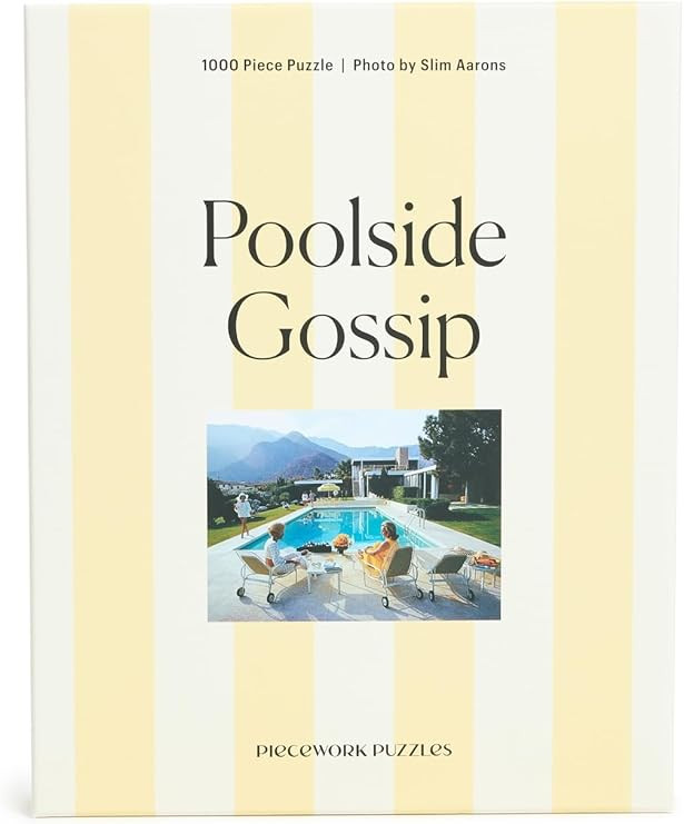 Piecework Puzzles Women's Slim Aarons Poolside Gossip Puzzle | Amazon (US)