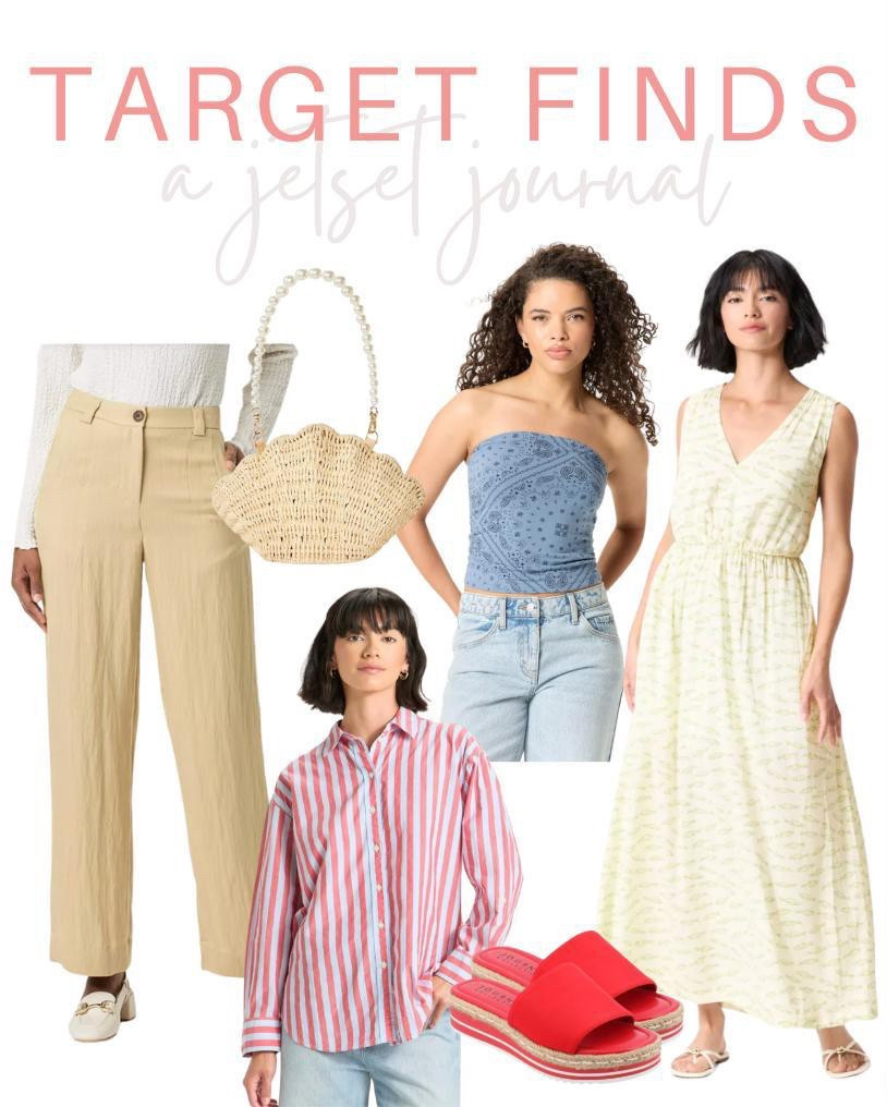 How cute are these tops, pants, dresses, and sandals from Target? The colors are so pretty and perfect for summer!
#summerfashion #businesscasual #smartcasual #everydaystyle #affordablefinds #shoeinspo #targetfinds #rattanhandbag

#LTKStyleTip #LTKSeasonal #LTKU