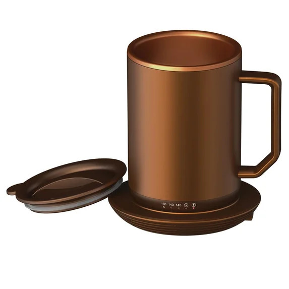 ionMug & Charging Coaster, 12oz. Stainless Steel Self Heating Coffee Mug with Lid, 3.5" x 3.5" x ... | Walmart (US)
