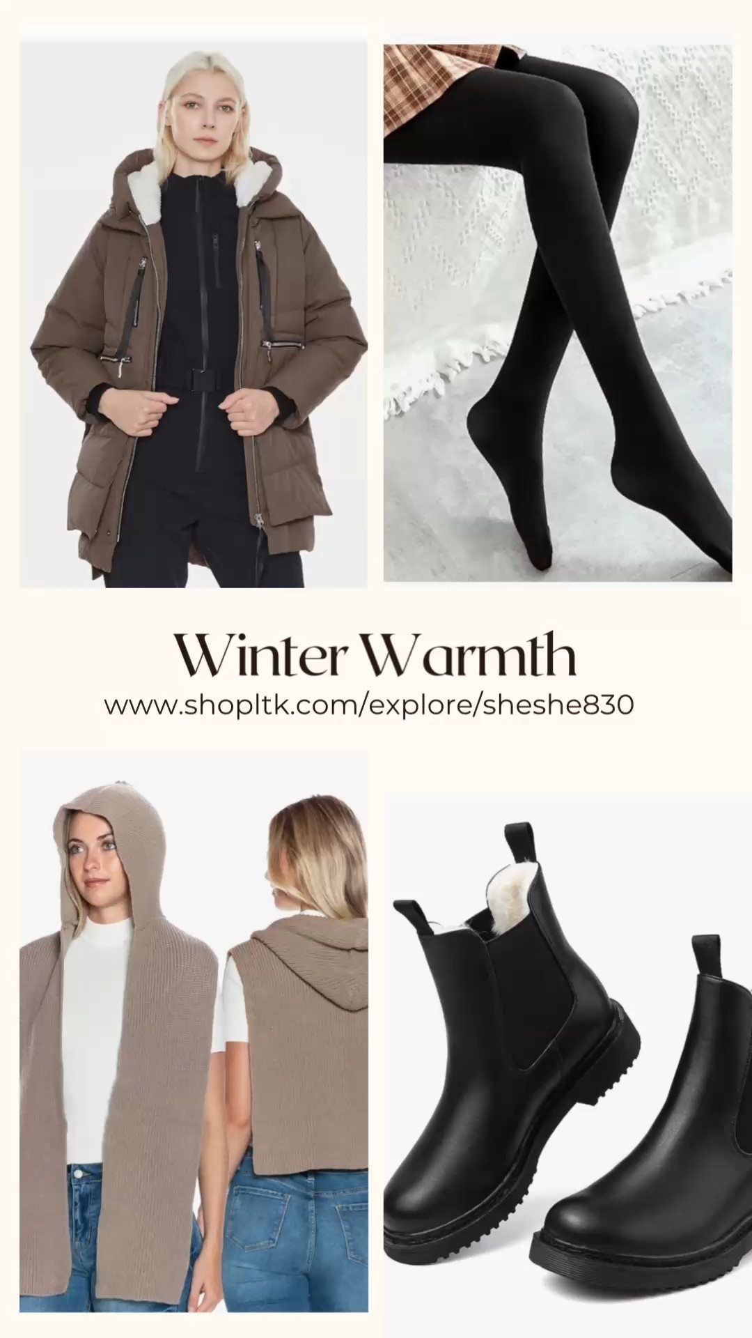 I'm sitting under my super cozy blanket, drinking coffee right now. The news is on, they are saying today's high temperature will be 14 degrees 😐 
Now, is the time to share the cold weather gear that helps us New Englanders make it through this brutal season.
This jacket has independently voted as the warmest on the market. Fleece lined tights to be worn under pants or if you have your heart set on a dress or skirt, a knit hat/ scarf in one and fleece lined Chelsea boots.

Winter, winter outfits, accessories, cold weather outfits, boots 

#LTKSeasonal #LTKFindsUnder50 #LTKTravel