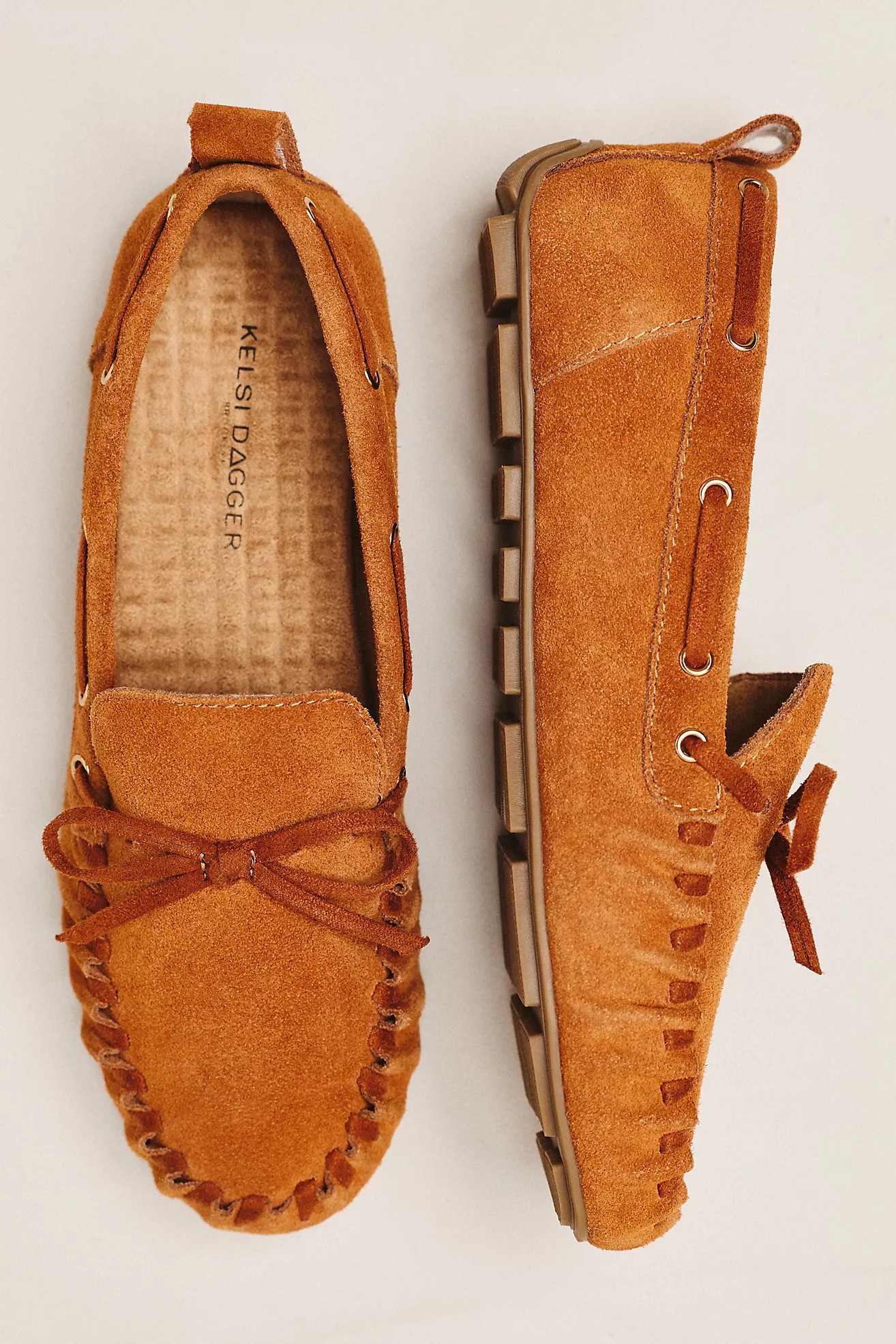 Kelsi Dagger Brooklyn Driver Suede Flats | Anthropologie (US)