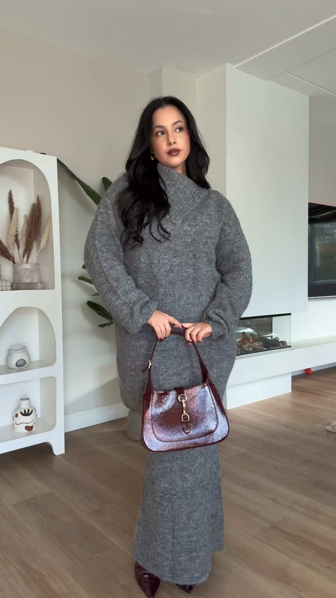 the perfect knitted co ord for winter 🩶 

I’m wearing XL in both skirt and sweater

#LTKPlusSize #LTKHoliday #LTKSeasonal