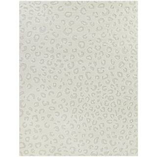 Simone Cream 5 ft. 3 in. x 7 ft. Animal Print Area Rug | The Home Depot