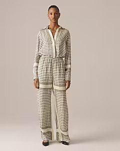 Cosmo pant in foulard print | J. Crew US