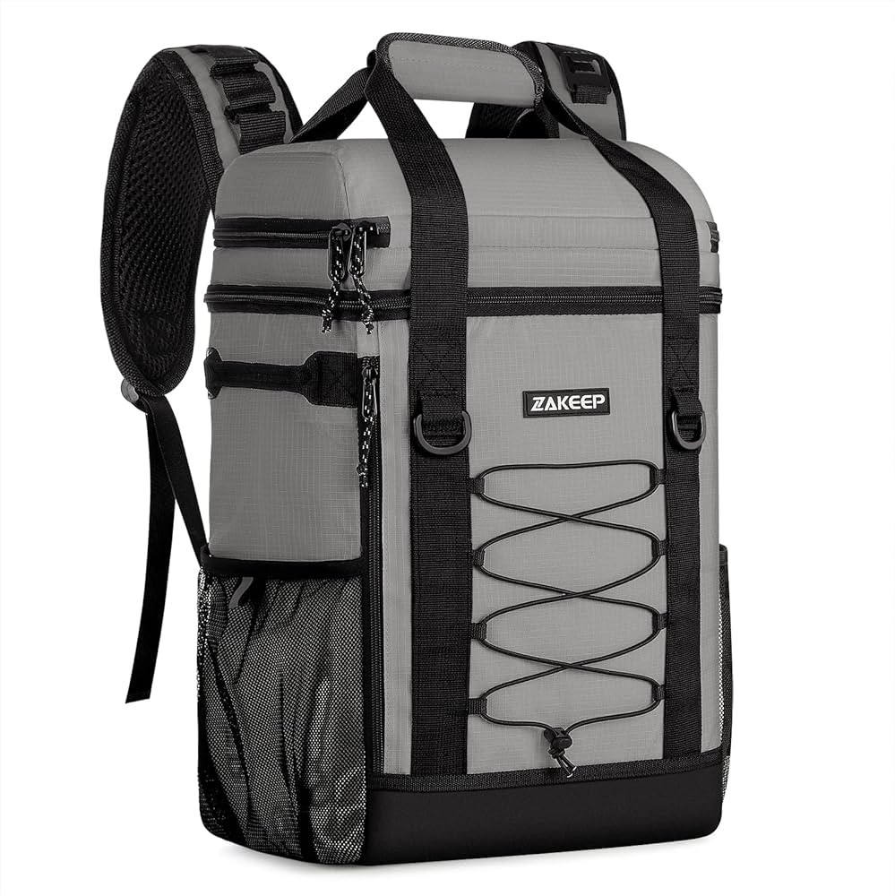 ZAKEEP Cooler Backpack, 36 Cans Multifunctional Leakproof Cooler Backpack with Padded Top Handle,... | Amazon (US)