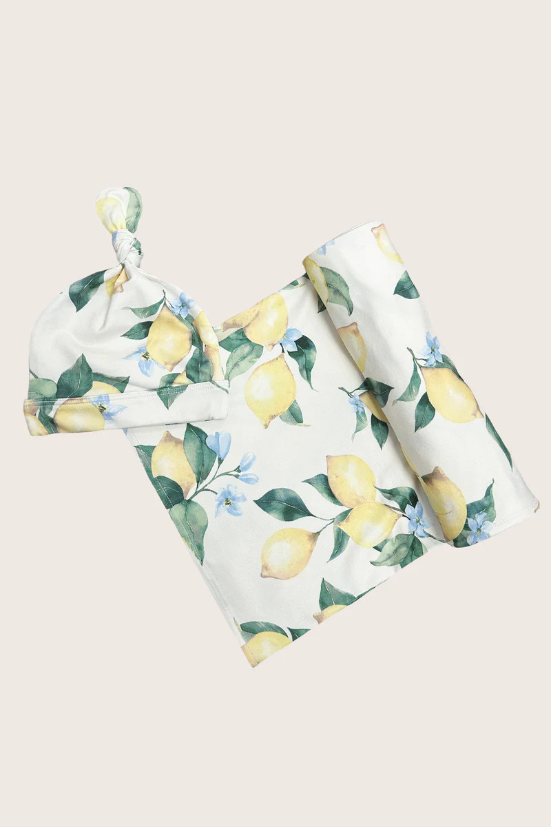 Swaddle & Beanie | AMALFI | MASONgrey