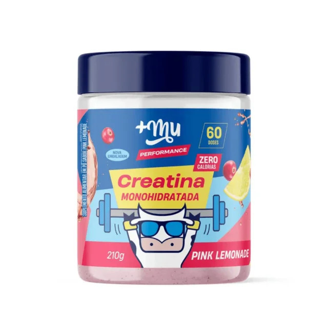 CREATINA MONOHIDRATADA MUKE TODOS OS SABORES 210G +MU Pink Lemonade | Drogasil BR