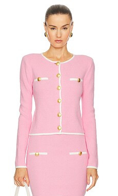 L'Academie by Marianna Millie Jacket in Pink from Revolve.com | Revolve Clothing (Global)