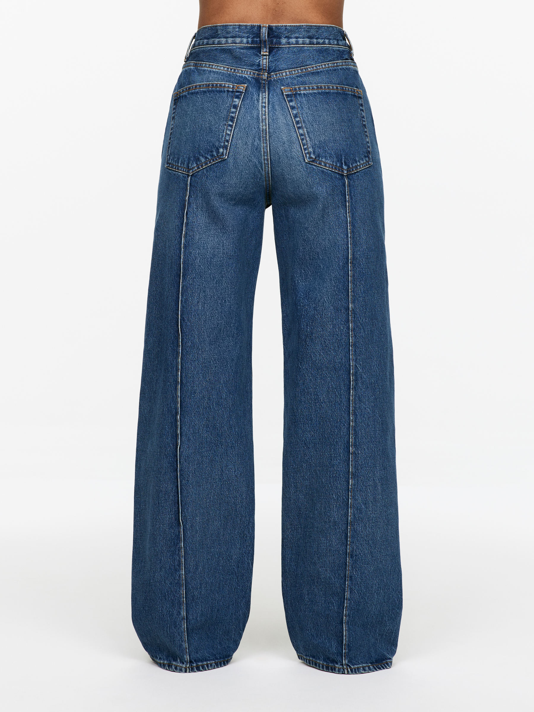 CORAL Wide Jeans – Blue – Women – ARKET GB | Arket UK