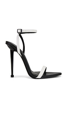 FEMME LA Ford Sandal in Noir & Blanc from Revolve.com | Revolve Clothing (Global)