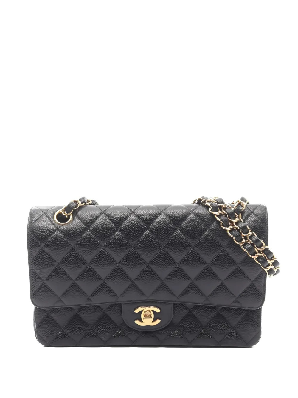 CHANEL Pre-Owned 2014 Double Flap shoulder bag - Black | Farfetch Global