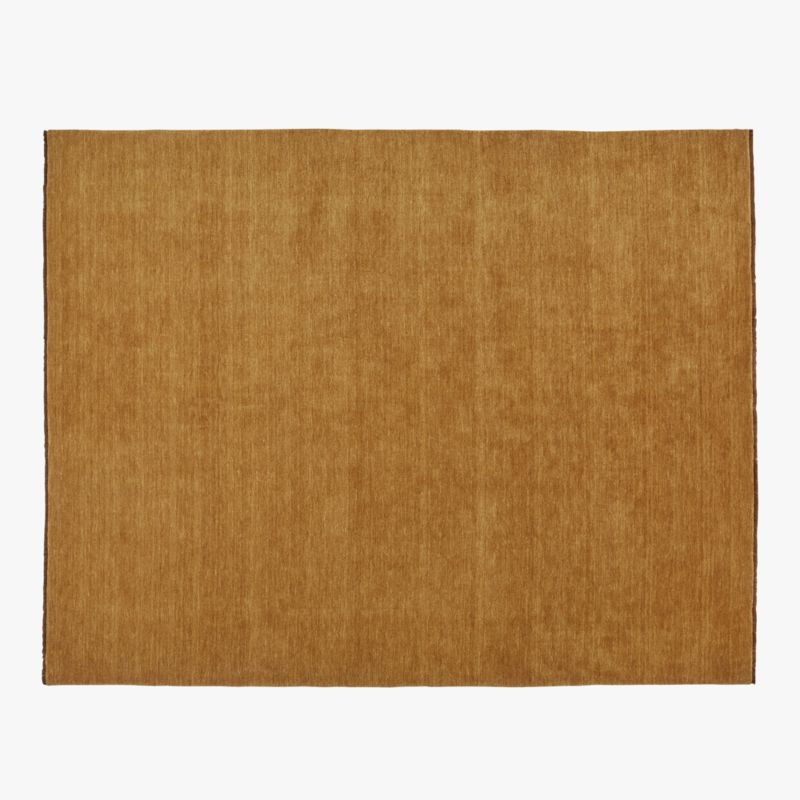 Henry Gold Handloomed Wool Area Rug 8'x10' + Reviews | CB2 | CB2