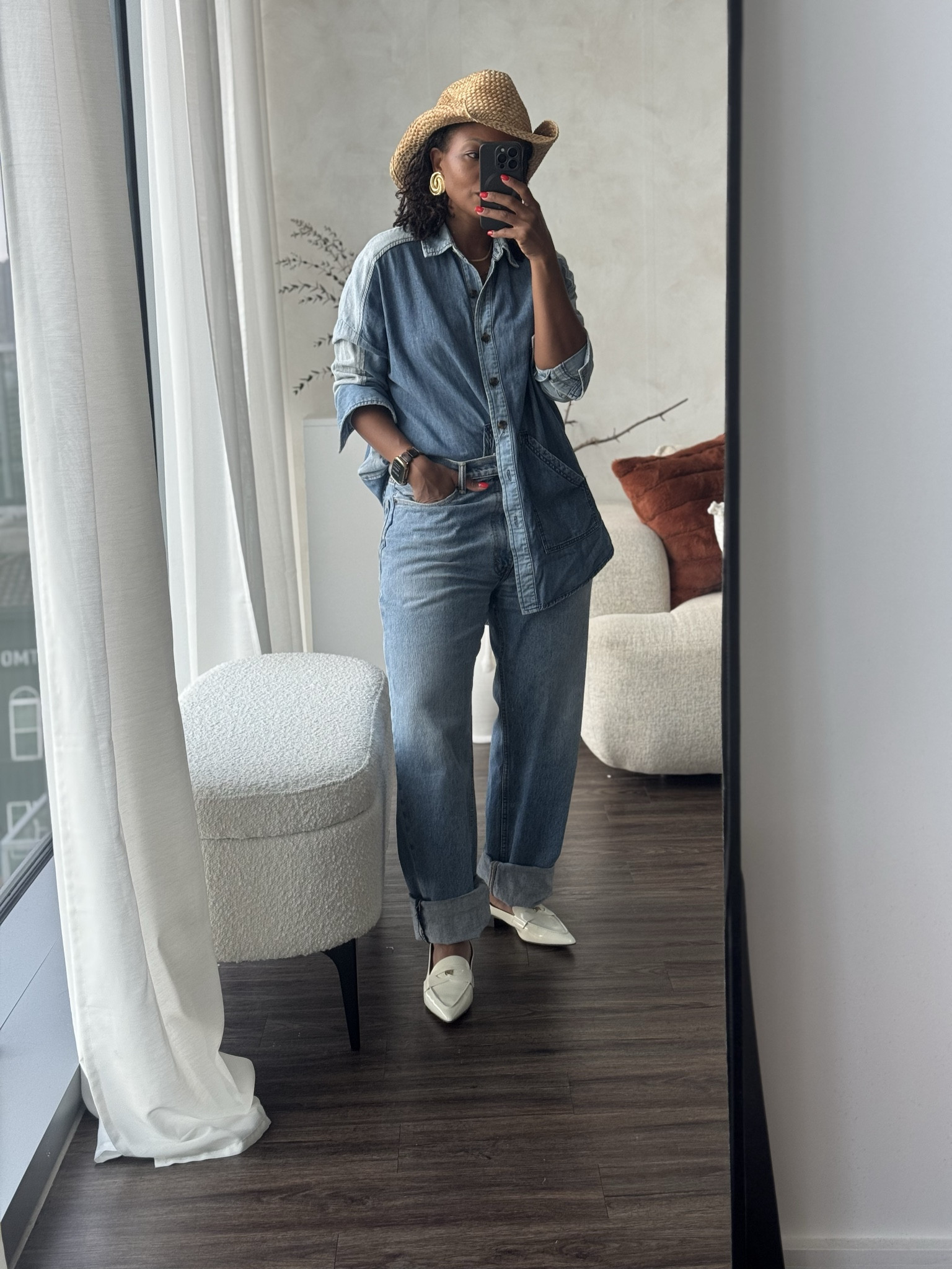 Temps can’t decide what they want to do so here we are lol.  I crested this outfit around these loafers I scored at Nordstrom . 

#LTKOver40 #LTKootd