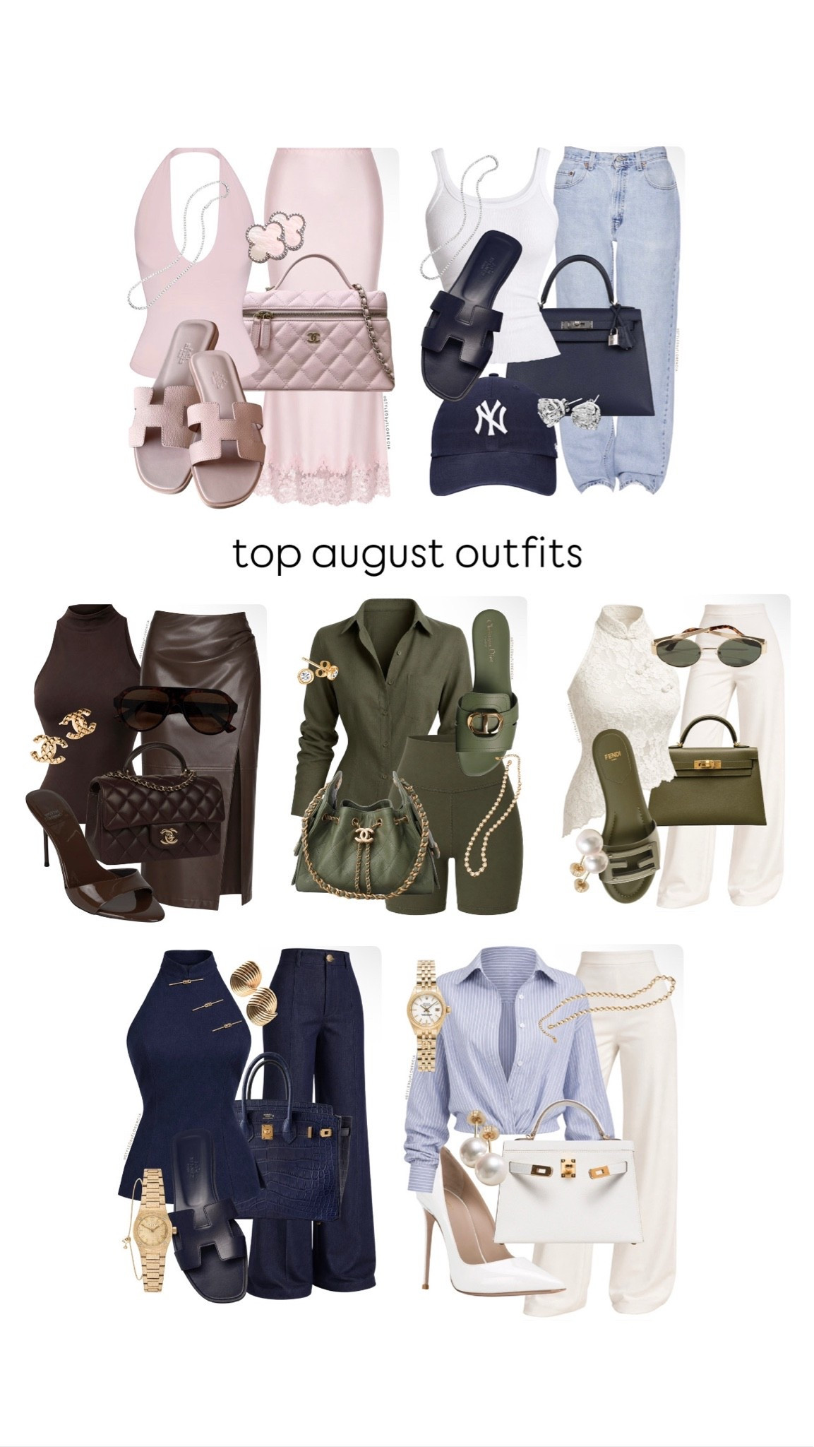 Your top outfits from this month of August💙💪🏽