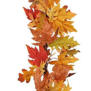 6ft. Orange & Amber Maple Leaves Garland by Ashland® | Michaels Stores