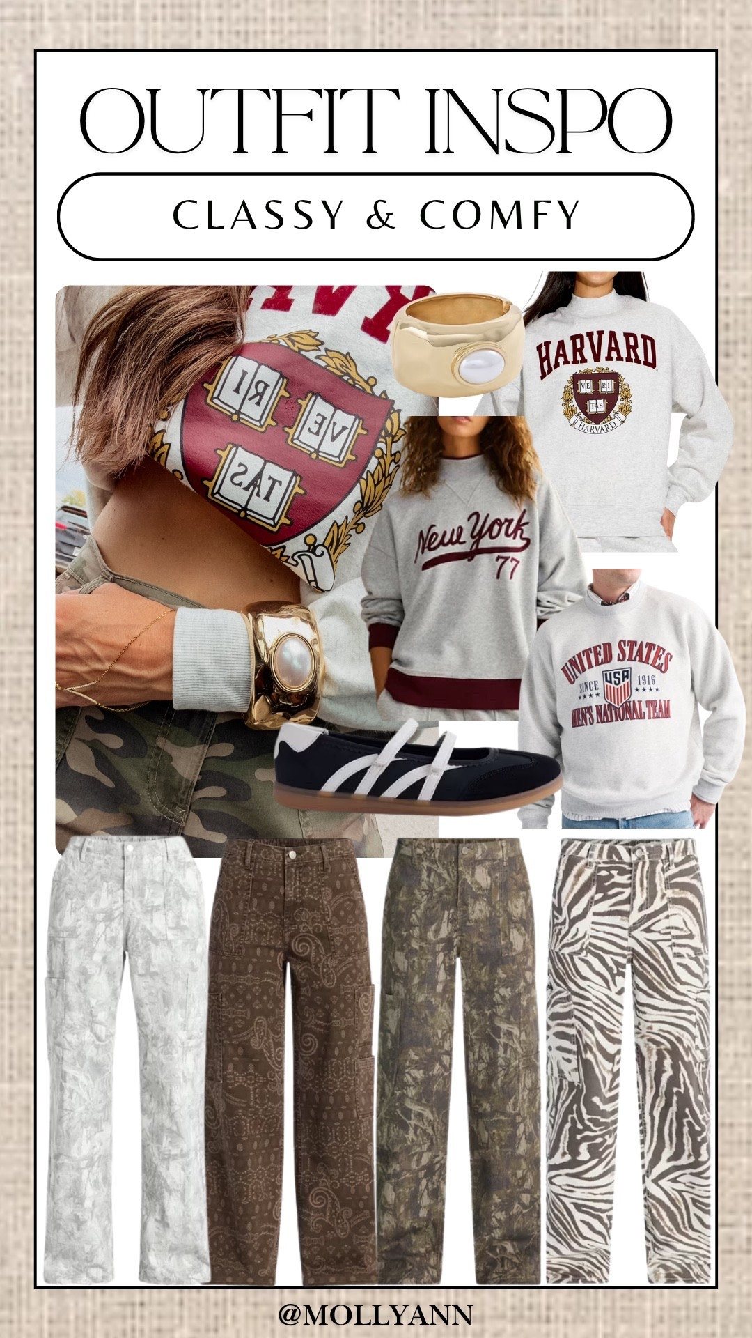 Outfit inspiration for a classy but comfy look!