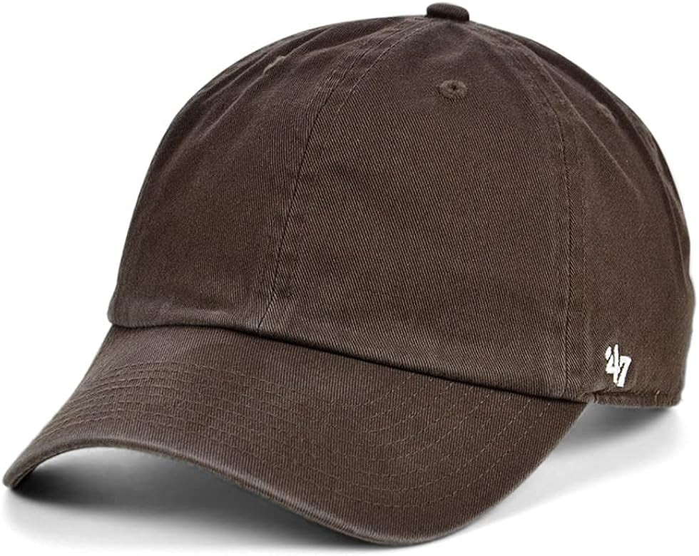 '47 Blank Classic Clean Up Cap, Adjustable Plain Baseball Hat for Men and Women | Amazon (US)