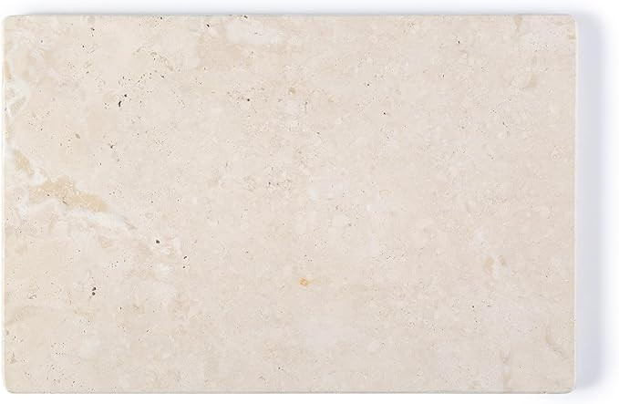 Koville Natural Travertine Marble Cutting Board for Kitchen Counter, 12" x 8" Real Stone Slab Mar... | Amazon (US)