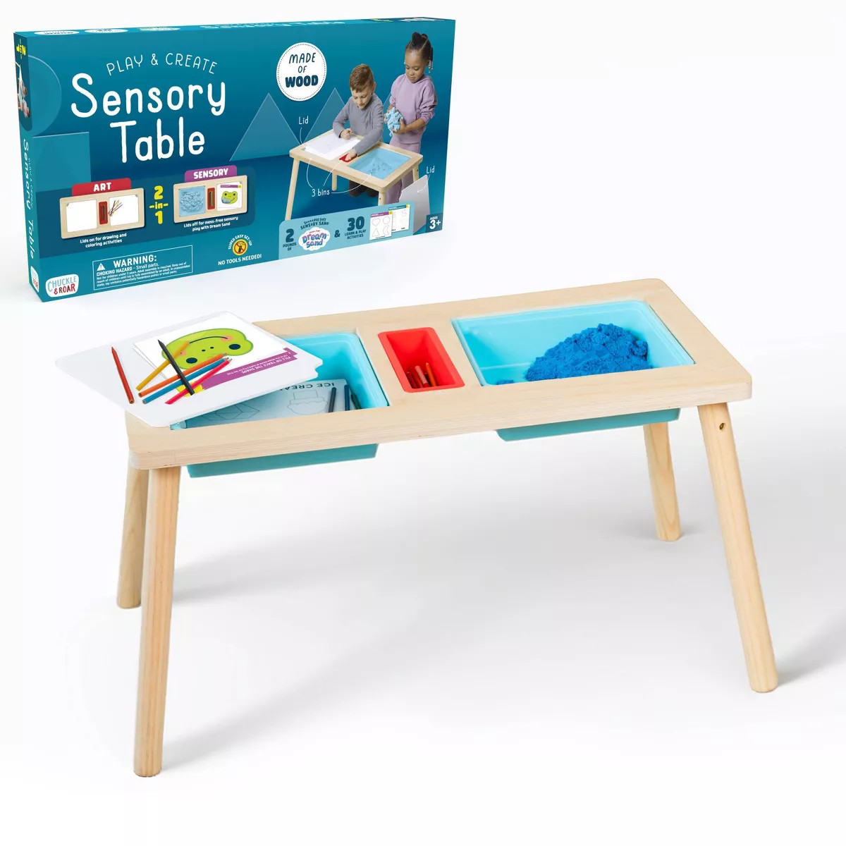 Chuckle & Roar Play and Create Sensory Table Art Desks | Target