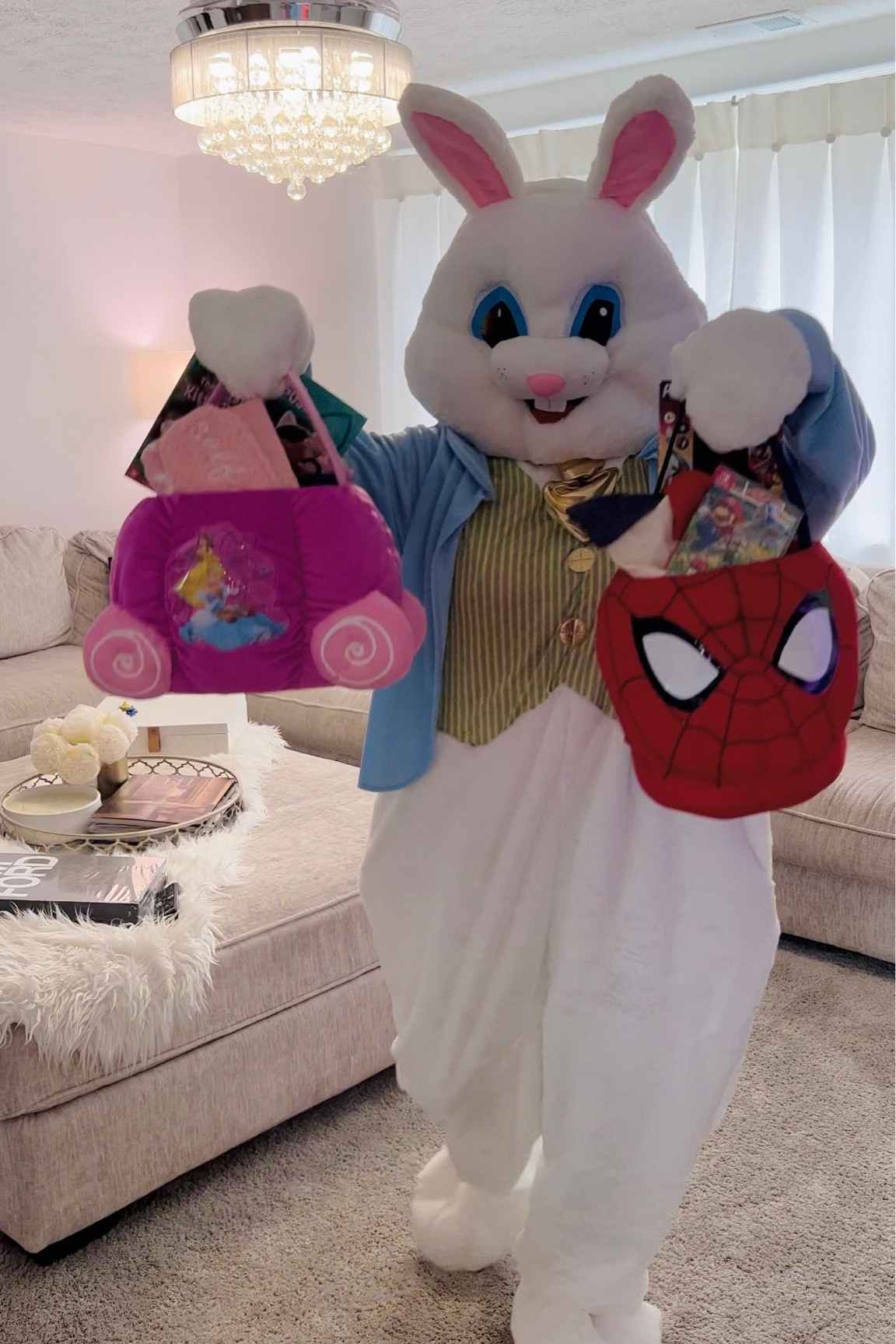 Easter Faves!!!

Easter Bunny Costume
Easter Disney Princess Basket
Easter Spiderman Basket
Easter Peeps Bunny
Easter Peeps Headband
Easter Bunny Wooden Charcuterie Tray

In stock and will arrive on time!

*Walmart, Target & Amazon*

#LTKsalealert #LTKkids #LTKSeasonal