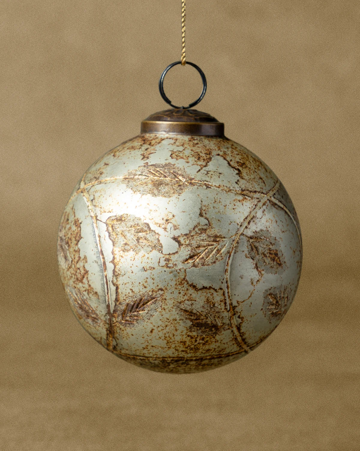 4" Botanical Etched Ornament | McGee & Co. (US)