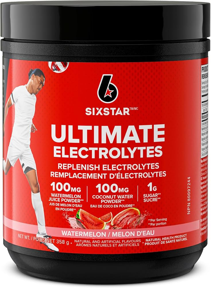 Six Star Electrolyte Powder | Six Star Ultimate Hydration | Replenish Electrolytes with 100mg of ... | Amazon (CA)
