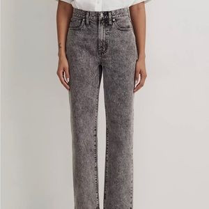 Madewell Perfect Vintage Straight Jean in Acid Wash | Poshmark