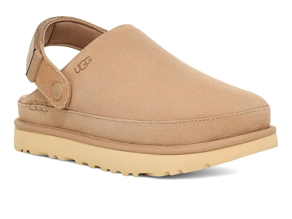 UGG Goldenstar Clogs Women's Shoes Sand : 6.5 B - Medium, Suede | Zappos