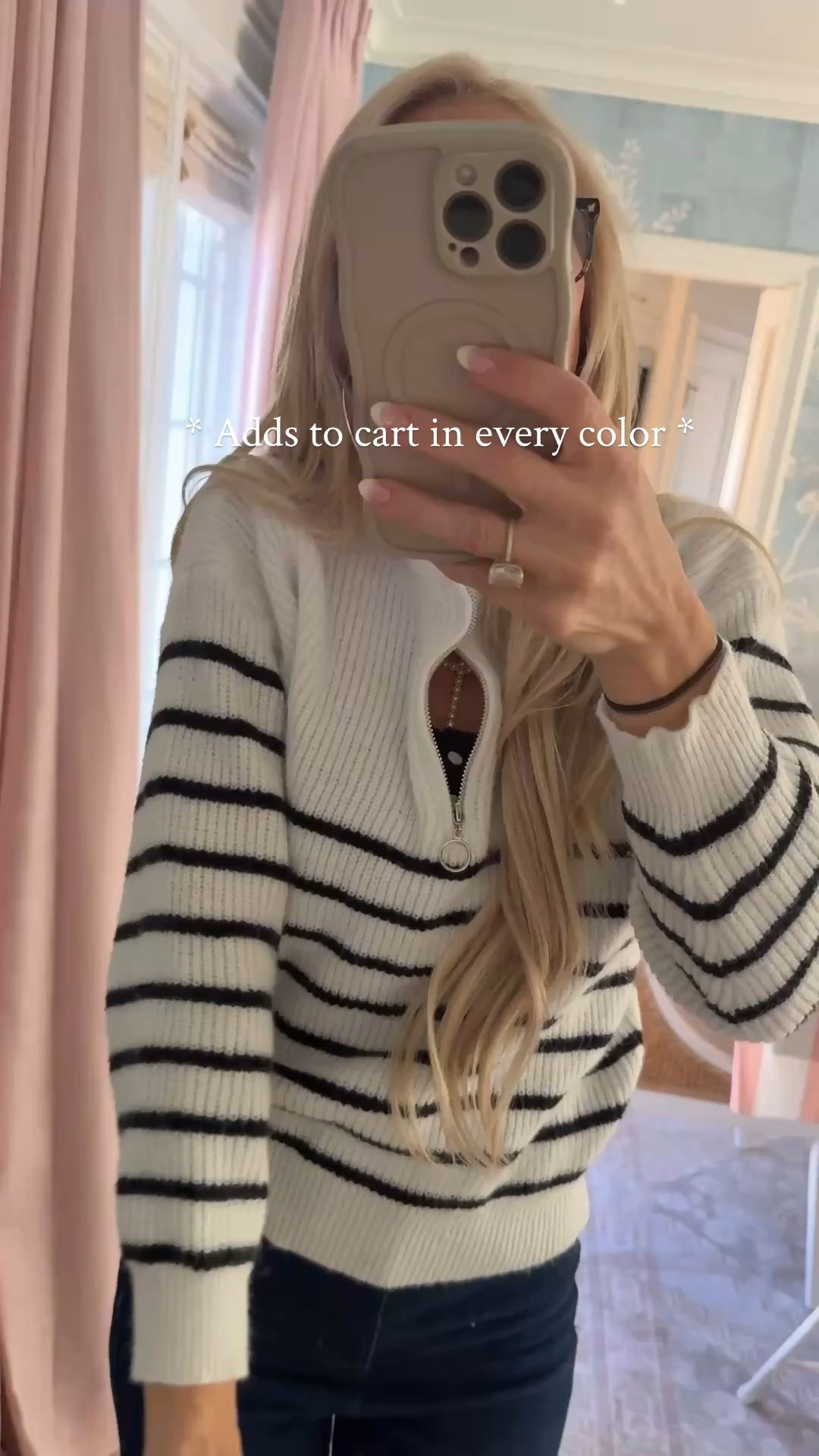 This little zip sweater is one of those pieces you keep grabbing without thinking. Easy, classic, and perfect for layering through the season. Adding to cart in ever color option ☁️



#wearonrepeat #walmartstyle #closetstaple