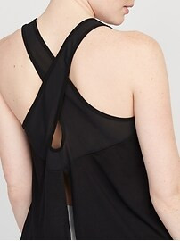 UltraLite Mesh Cross-Back Tank Top for Women | Old Navy (US)