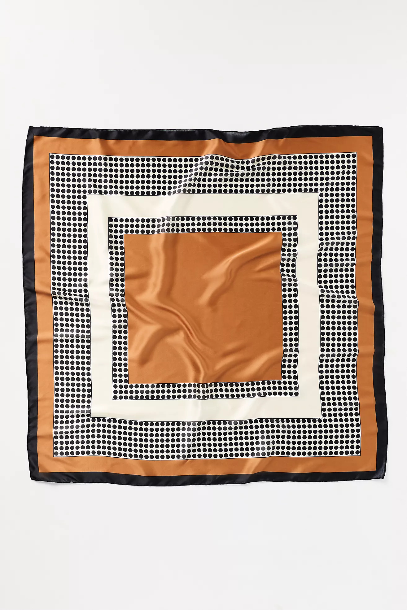 Large Satin Polka Dot Scarf | Anthropologie (US)