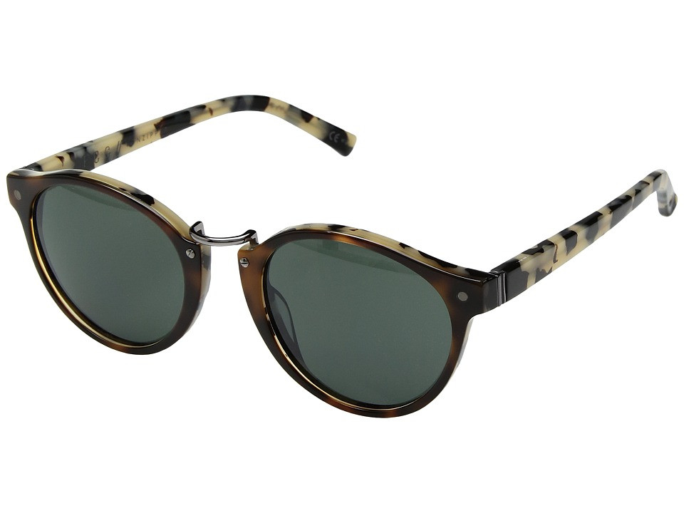 VonZipper - Stax (Double Tortoise/Vintage Grey) Athletic Performance Sport Sunglasses | Zappos
