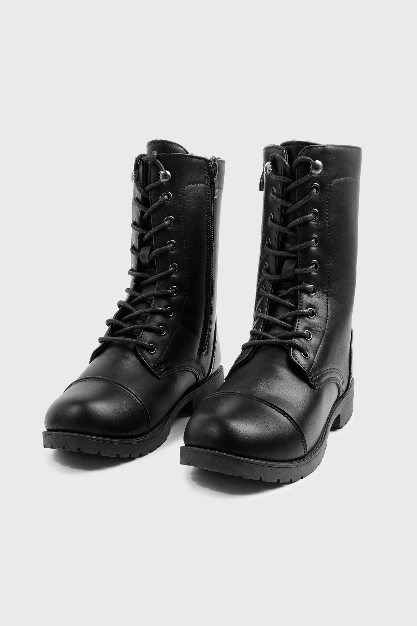 Warm Lined Faux Leather Boots | Ardene