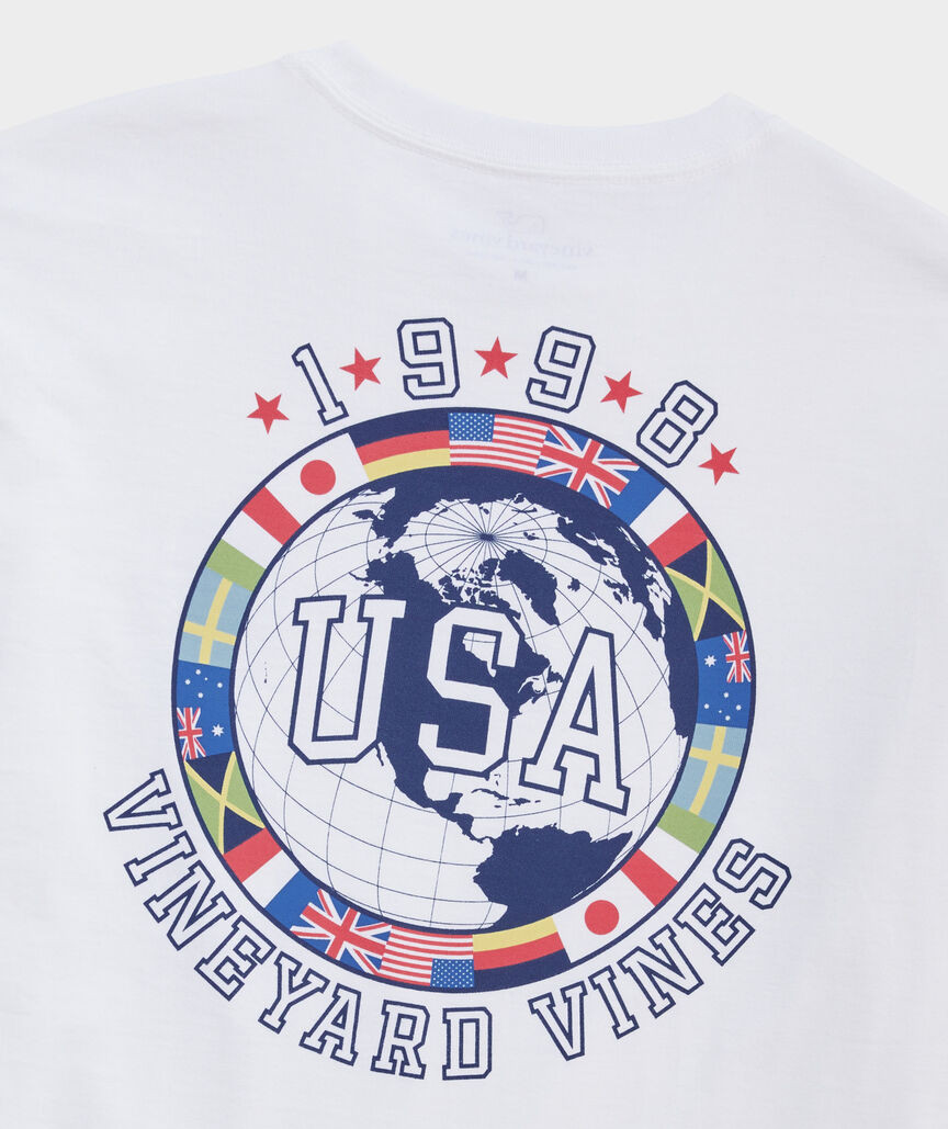 World Flags Long-Sleeve Pocket Tee | vineyard vines